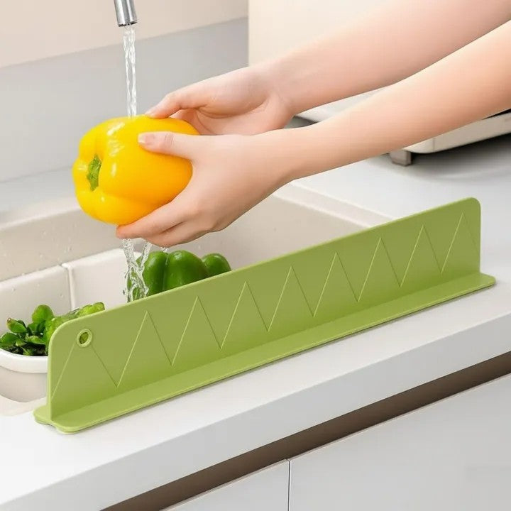 Silicone Sink Splash Guard for Kitchen Faucet | Water Splash Protector | Drain Drying Mat