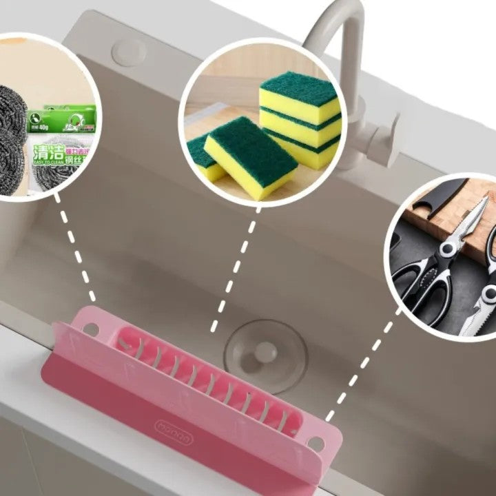 Silicone Sink Splash Guard for Kitchen Faucet | Water Splash Protector | Drain Drying Mat