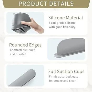 Silicone Sink Splash Guard for Kitchen Faucet | Water Splash Protector | Drain Drying Mat