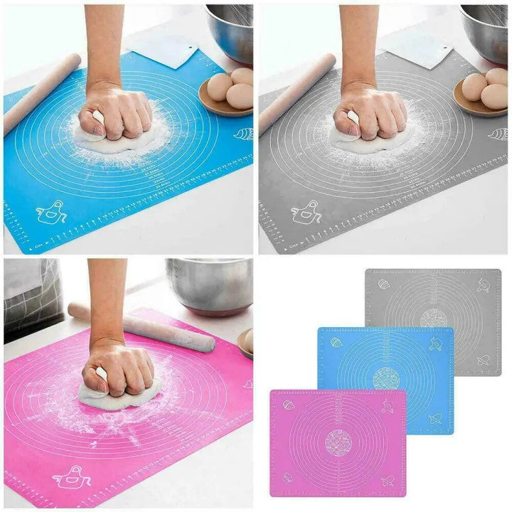 Reusable Silicone Baking Mat | Non-Stick Pastry & Dough Rolling Mat for Baking