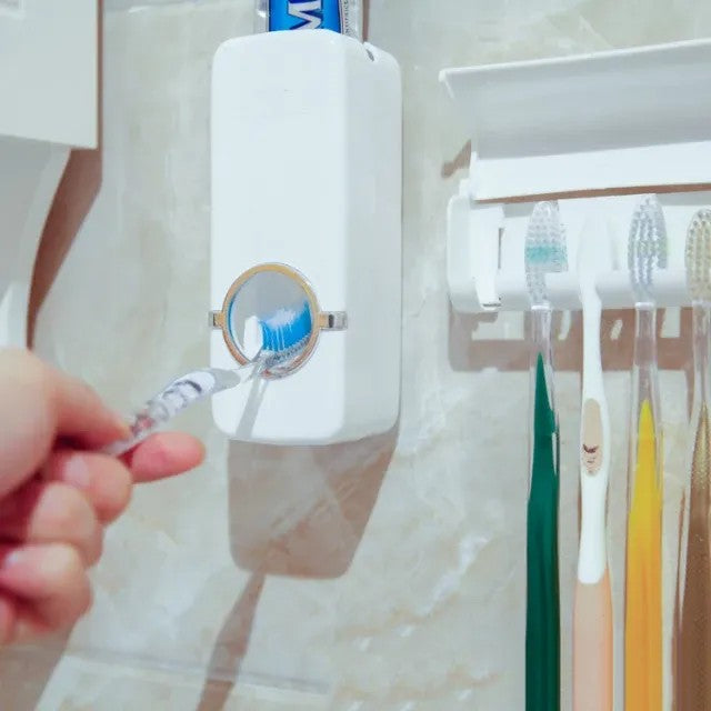 Toothpaste Dispenser | Wall Mounted Toothpaste Squeezer for Bathroom