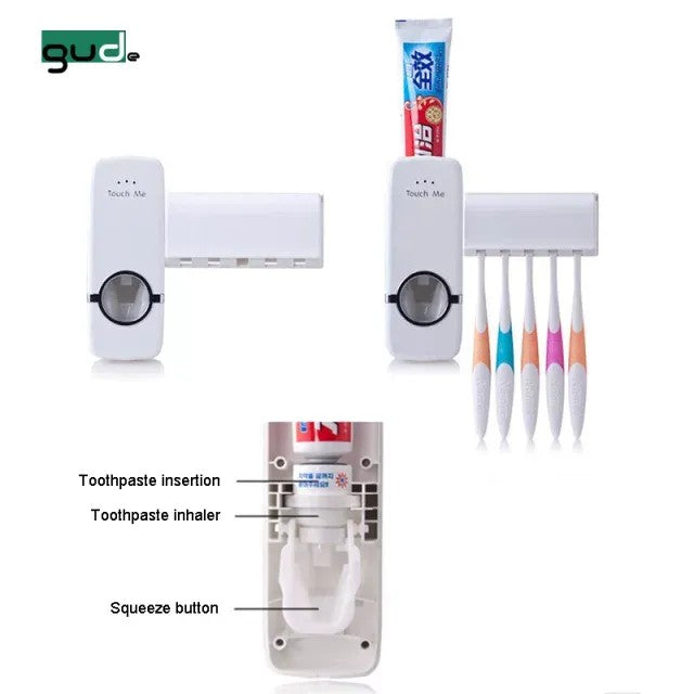 Toothpaste Dispenser | Wall Mounted Toothpaste Squeezer for Bathroom