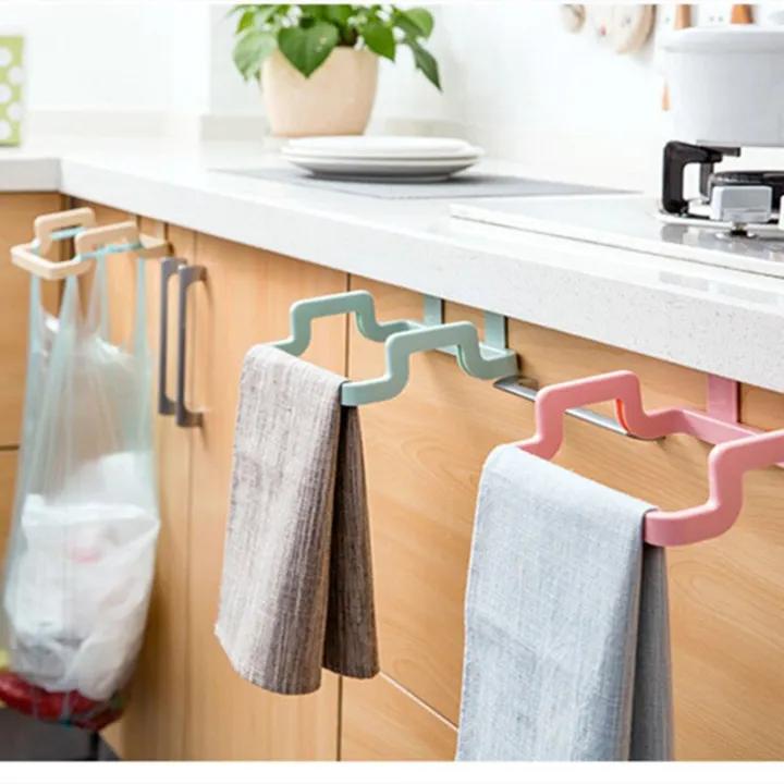 Plastic Garbage / Trash Bag Holder | Wall Mounted Kitchen Waste Bag Holder | Cabinet Hanging Trash Bag Rack