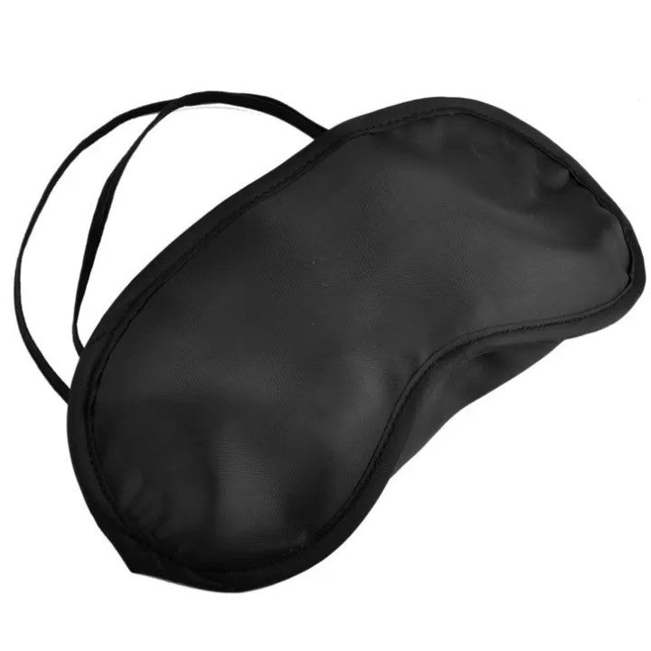 Travel Sleeping Eye Mask Black Shade | Soft Light Blocking Sleep Mask for Travel & Relaxation