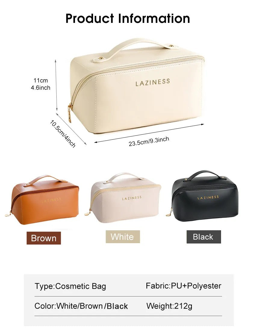 Travel Toiletry Pouch | Waterproof Cosmetic & Makeup Organizer Bag for Men & Women