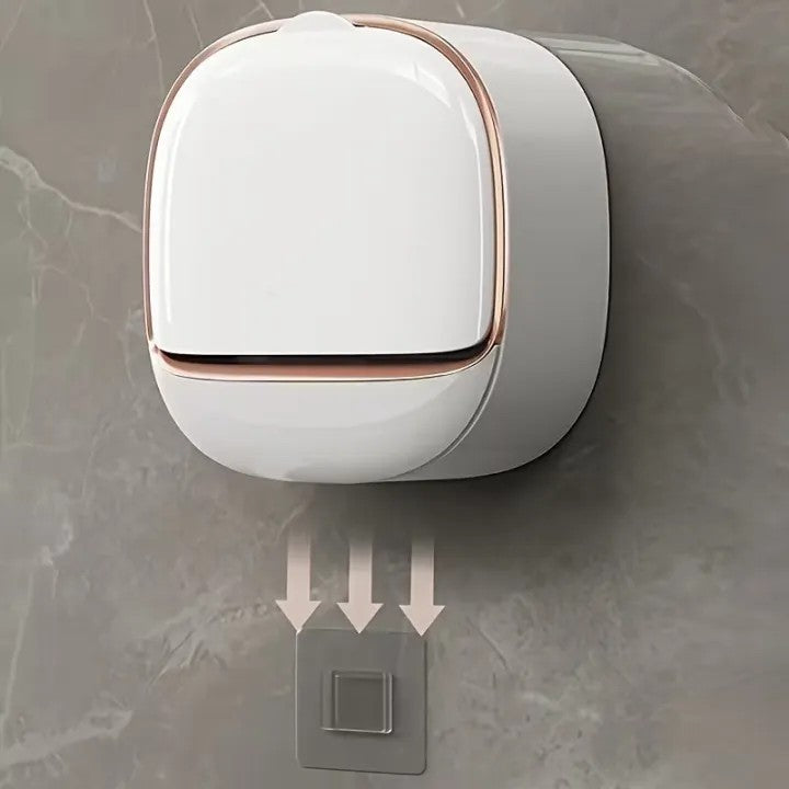 Luxury Wall-Mounted Soap Holder for Bathroom & Kitchen | Self-Draining Soap Dish Tray