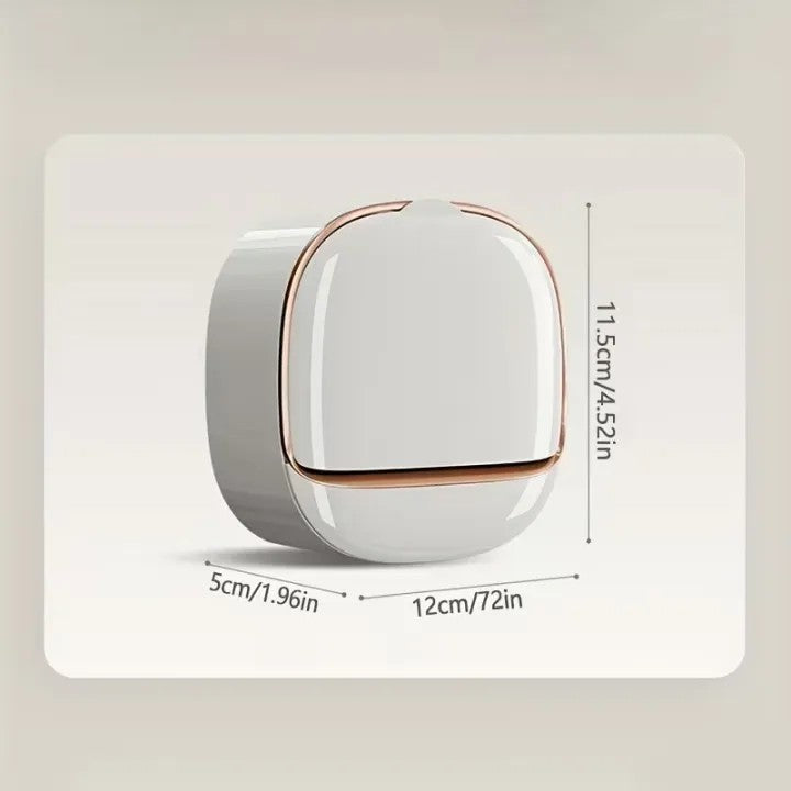 Luxury Wall-Mounted Soap Holder for Bathroom & Kitchen | Self-Draining Soap Dish Tray