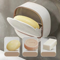 Luxury Wall-Mounted Soap Holder for Bathroom & Kitchen | Self-Draining Soap Dish Tray