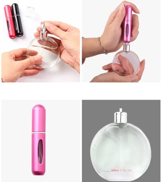 Mini Refillable Perfume Atomizer Travel Bottle | Portable Leak-Proof Spray Bottle for Perfume