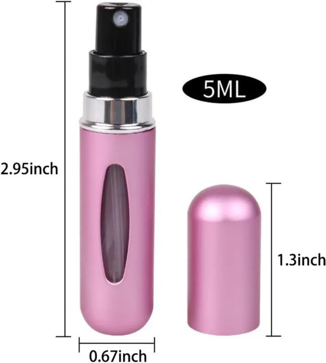 Mini Refillable Perfume Atomizer Travel Bottle | Portable Leak-Proof Spray Bottle for Perfume