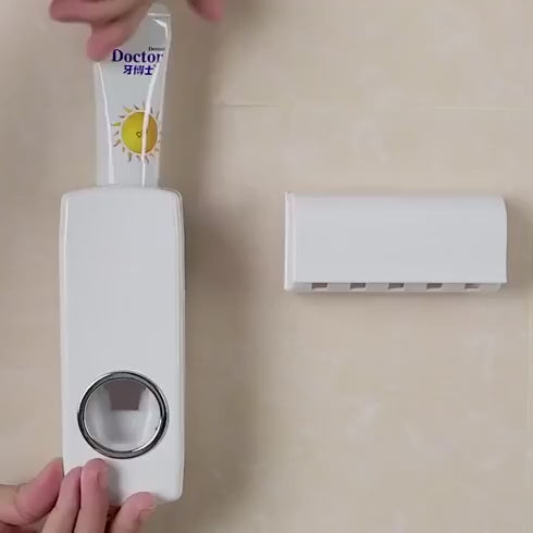 Toothpaste Dispenser | Wall Mounted Toothpaste Squeezer for Bathroom